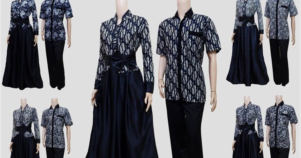  Batik  Sarimbit Warna  Hitam