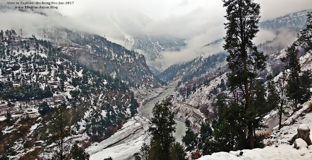 snowfall view of spiti valley