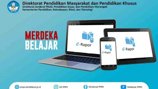 Aplikasi e-Raport Kurikulum Merdeka SD-SMP-SMA-SMK-SLB