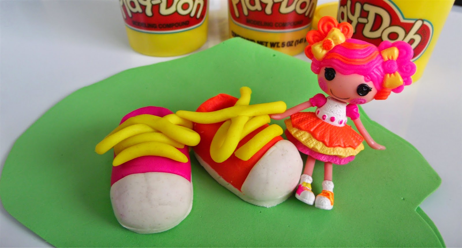  Lalaloopsy's giant Play Doh Tennis Shoes