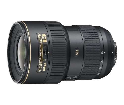 Nikon 16-35mm f/4G ED VR II AF-S IF SWM Nikkor Wide Angle Zoom Lens for Nikon Digital SLR Cameras