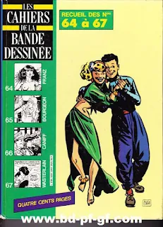 Les cahiers de la bande dessinée, recueil de 64 à 67