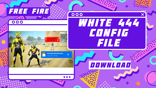 Free Fire White 444 Dress Config Glitch Zip File Download
