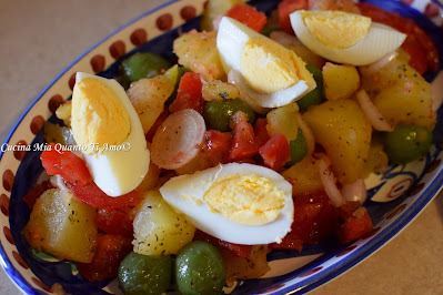 insalata di patate e uova sode