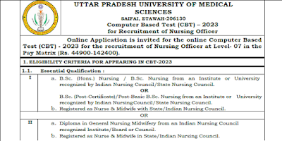 600 GNM B.Sc Nursing Nursing Officers Recruitment June 2023