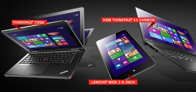 Lenovo Laptops, Tablets and Computer Models at CES 2014