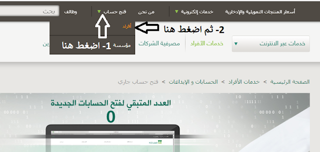 طريقة فتح حساب "البنك الأهلي السعودي"