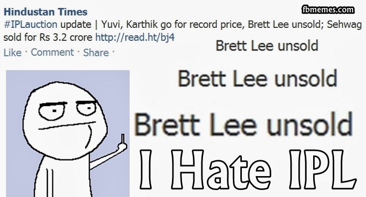 IPL Auction update | Breet Lee unsold meme