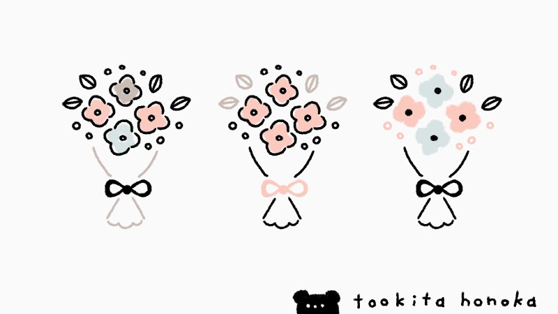 花束 ブーケ のイラストの簡単かわいい描き方 結婚式 ブライダル ウエディング 手書き ボールペン 招待状の返信 遠北ほのかのイラストサイト 花束 ブーケ のイラストの簡単かわいい描き方 結婚式 ブライダル ウエディング 手書き ボールペン 招待状の返信 遠北ほのかのイラストサイト