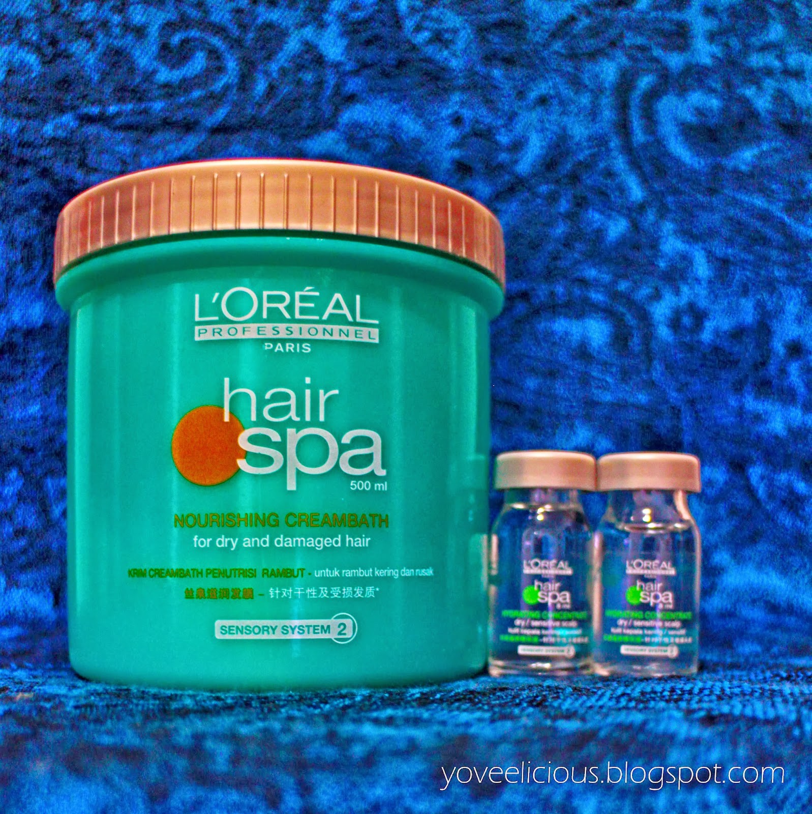 yoveelicious L oreal Hair Spa  Nourishing Creambath  Review