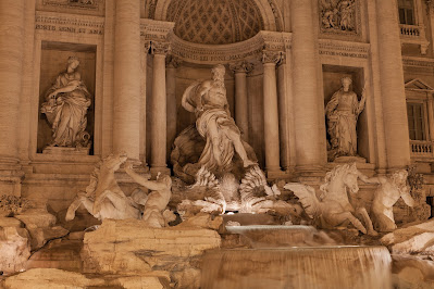 Trevi Fountain Fountain Architecture Art Baroque