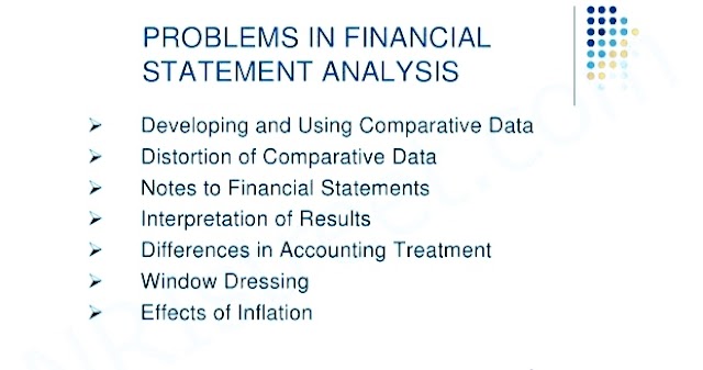 Problems In Financial Statement Analysis