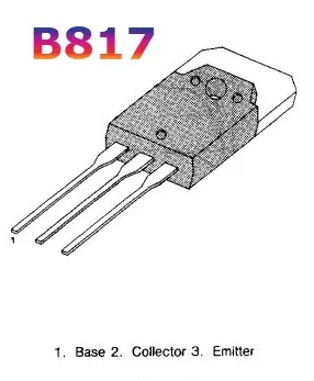 B817 Audio amplifier and DC - DC converter applications.