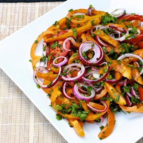 Sweet Bell Pepper and Onion Salad | The Sweets Life