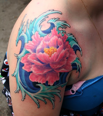 Sexy Flower Tattoo Design For Women