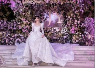 Tiffany Tang wedding dress