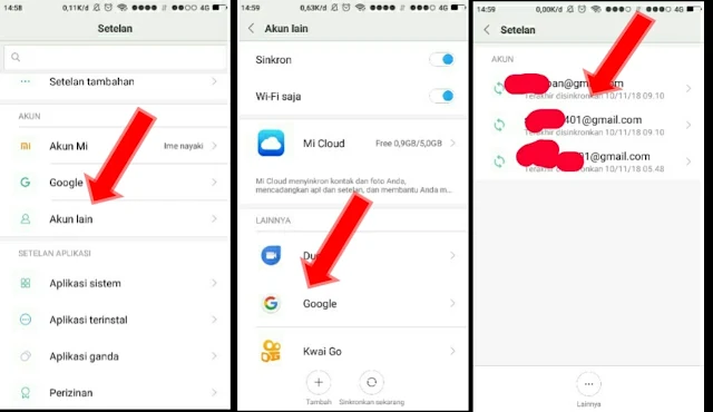 Cara logout Gmail hp xiaomi