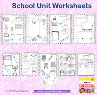 worksheets for the school Unit ELL