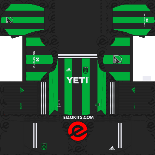 Austin FC DLS Kits 2023-2024 Adidas - Dream League Soccer Kits 2019 (Home)