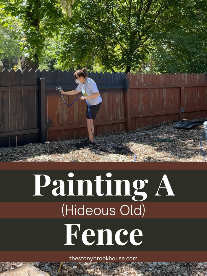 Painting A (Hideous Old) Fence