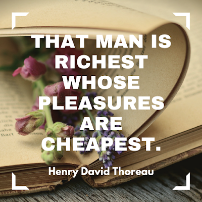 That man is richest whose pleasures are cheapest. #books #readeveryday