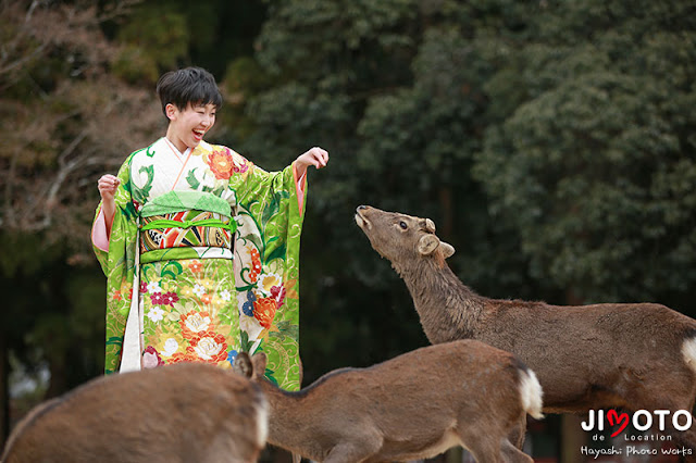 奈良で成人式の前撮り撮影