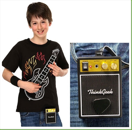 Playable Guitar T-shirt with Amp