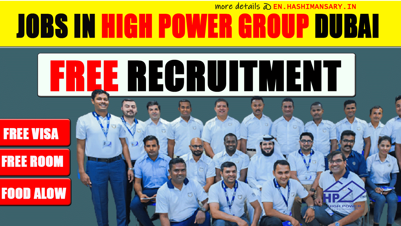 Latest Job Opportunity In High Facility Management Company Dubai - 2021