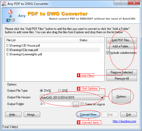 PDF to DWG Converter