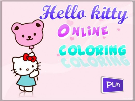 Game Tô màu Hello Kitty
