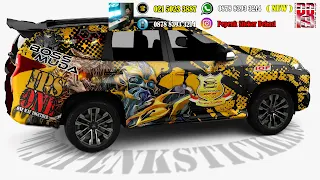 Mobil,Pajero,PAJERO DAKAR,Cutting Sticker,Cutting Sticker Bekasi,decal sticker,jakarta,Bekasi,transformers,bumblebee,