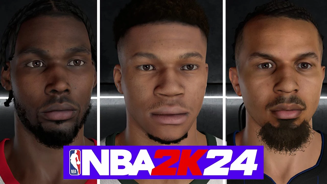NBA 2K24 All New Face Scans Update 2.1 (PC, PS4 & Xbox One)