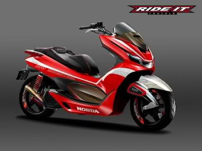 Kumpulan Gambar Modifikasi  Honda PCX Modif Ride It 