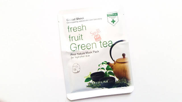  Mirum Fresh Fruit Green Tea Real Nature Mask Pack