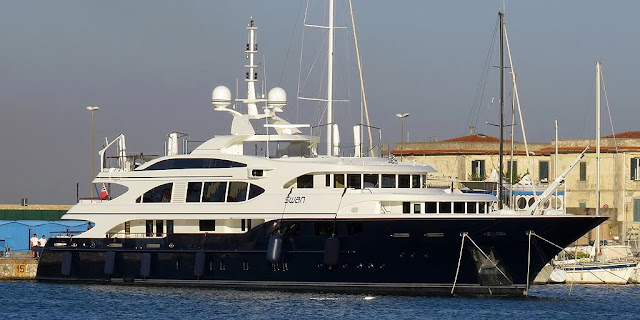 60m-yacht Swan by Benetti, IMO 9630183, port of Livorno