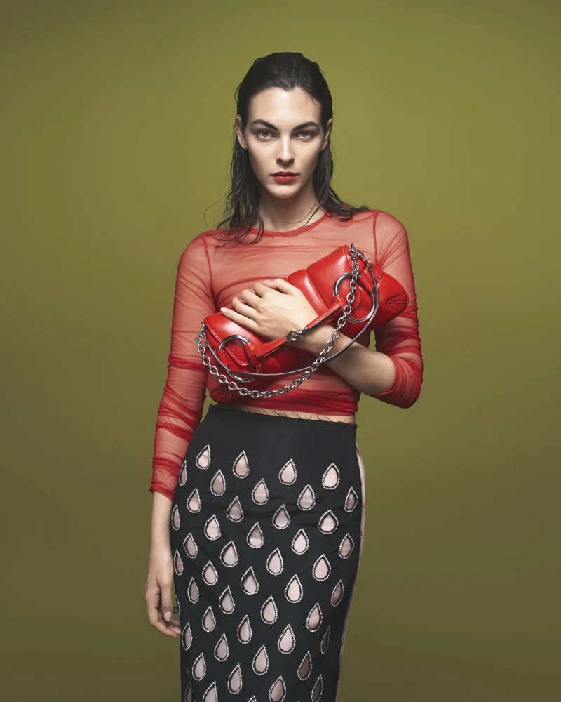 Vittoria Ceretti stars in Gucci fall-winter 2023 campaign
