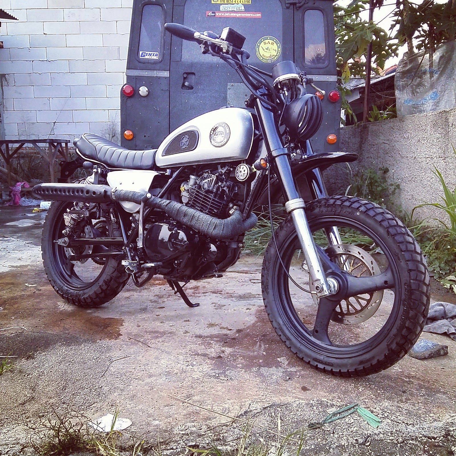Out Of No Where Thunder 250 Custom Scrambler The Story Of
