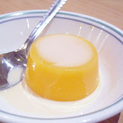 Mango pudding menus for dim sum