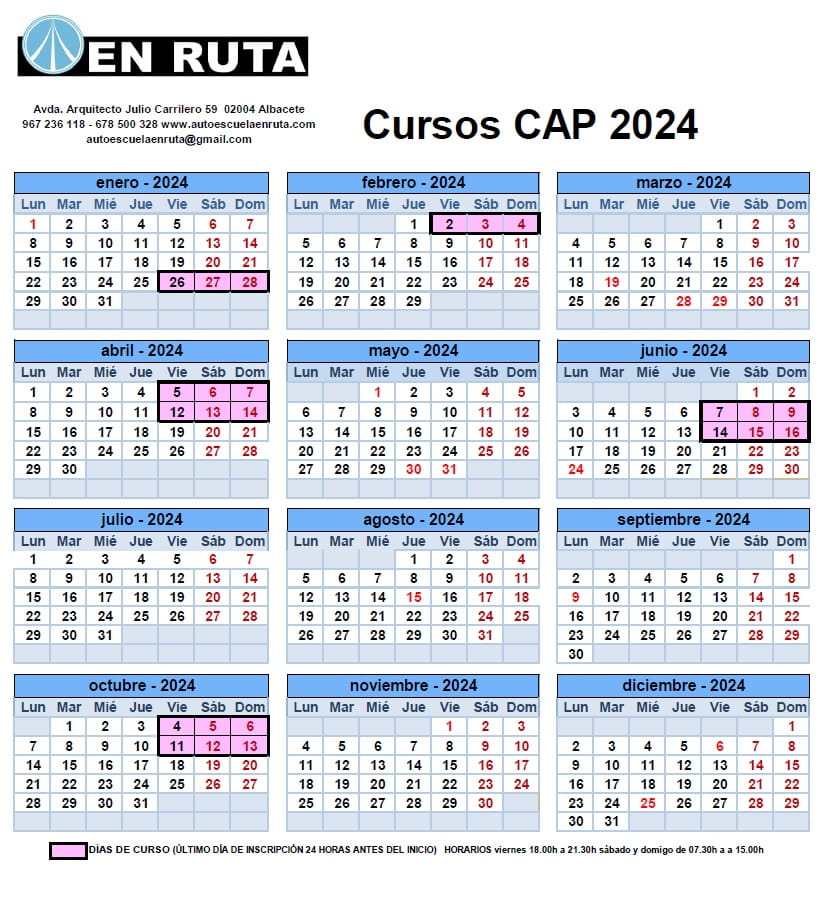 CURSO CAP ALBACETE 2024