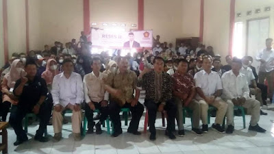 H.Mirza Agam Gumay Serap  Aspirasi Warga Kubang  Kecamatan Sukaresmi – Cianjur