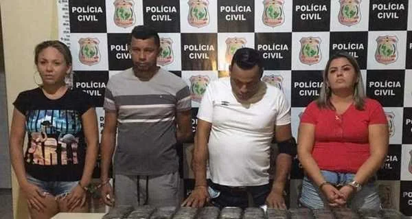 Dois homens e duas mulheres são presos em Aracati por tráfico