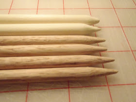 homemade knitting needles