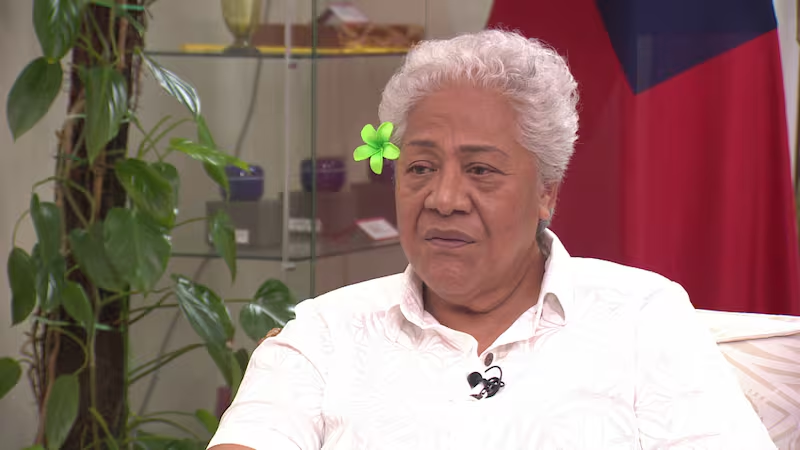 Thủ tướng Samoa Fiame Naomi Mata'afa.