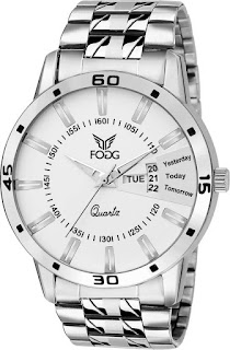 Fogg 2038-WH Day and Date Watch - For Men under Rs. 5,000