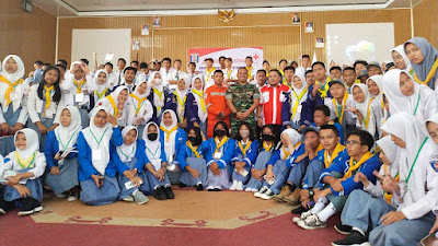 150 Peserta Asal SMA Dan SMK Kabupaten Way Kanan Ikuti Diklatsar Kepalangmerahan 
