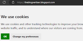 cookies banner