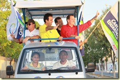 18/09/2010 – Política – Caravana coragem pra Mudar em Mossoró – Foto: Alex Régis/ Ágil Fotografia