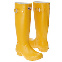 Hunter Boots Yellow