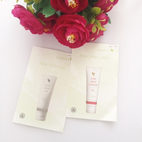 Forever Living Aloe MSM Gel and Aloe Heat Lotion