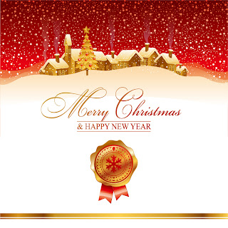 雪深い聖夜のクリスマスカード背景 christmas house background イラスト素材